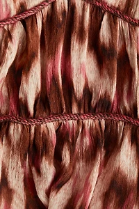 Braid-Detail Strappy Top