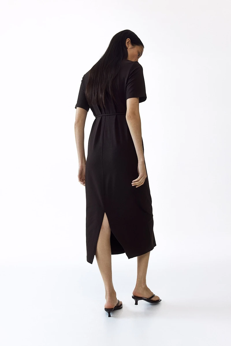 MAMA Tie-Detail T-Shirt Dress