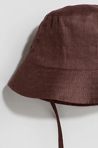 Linen Bucket Hat