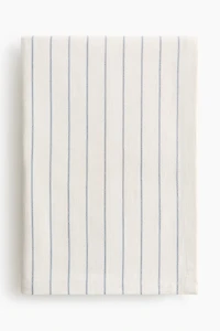 Patterned Linen-Blend Tablecloth