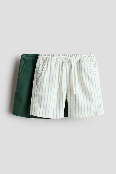 2-Pack Cotton Twill Shorts