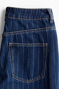 Wide Ultra High Foldover Cuff Jeans