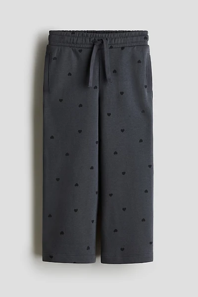 Pantalon de jogging large à l'intérieur brossé