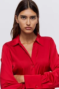 Blouse à encolure en V