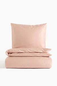 Cotton Sateen Twin Duvet Cover Set