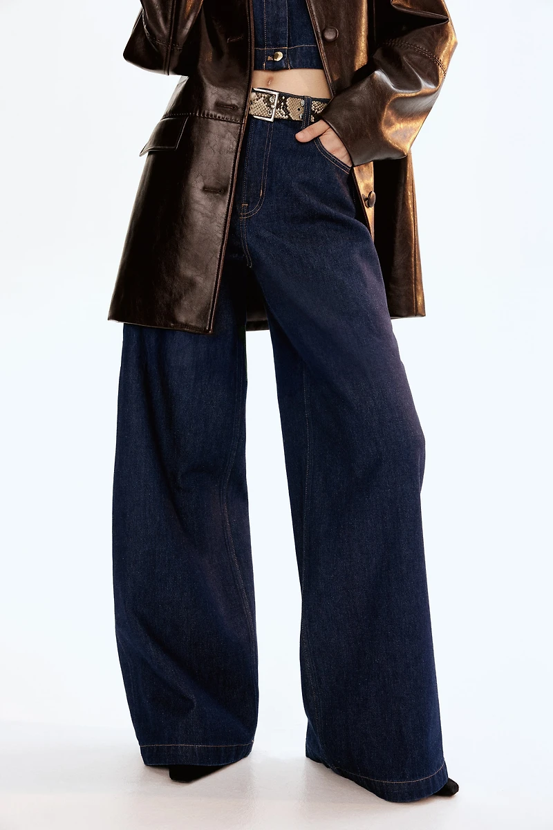 Wide High Jeans