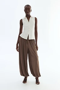 Sleeveless Cotton Shirt