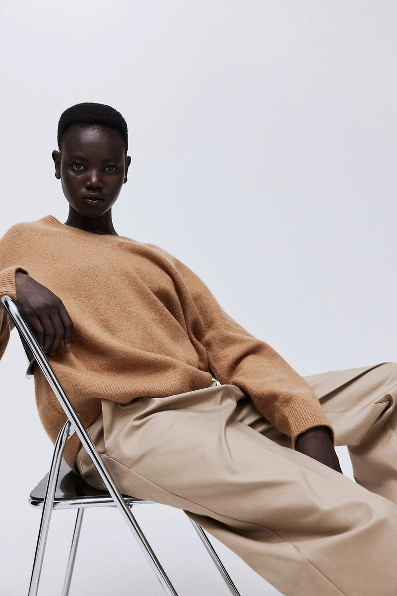 Oversized V-Neck Sweater