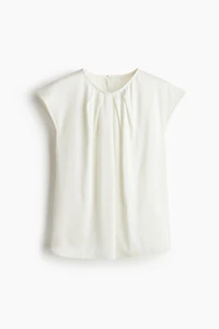 Blouse avec plis devant