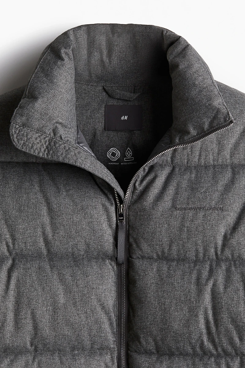 Loose Fit Water-Repellent Puffer Jacket