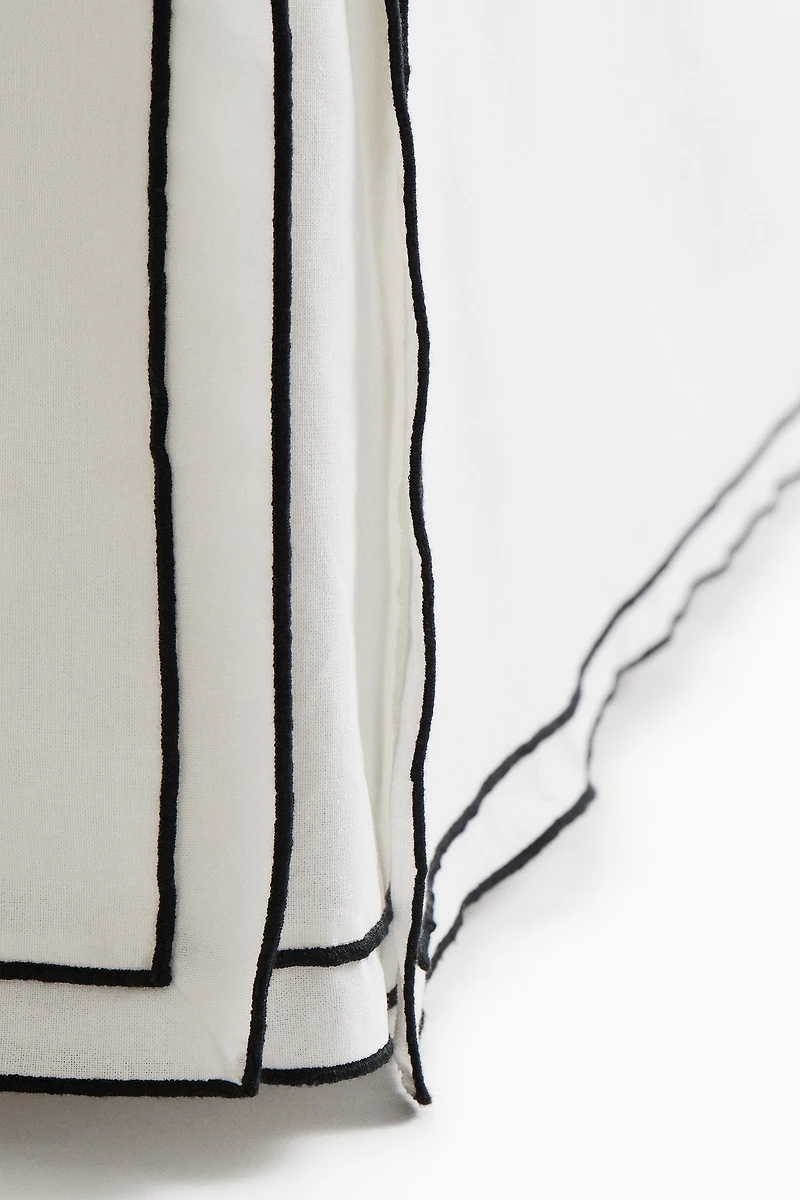 Cache-sommier en coton