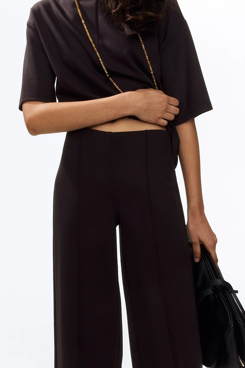 Pantalon en jersey avec plis
