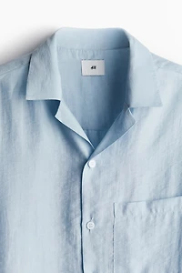 Chemise Coupe Classique en lyocell mélangé