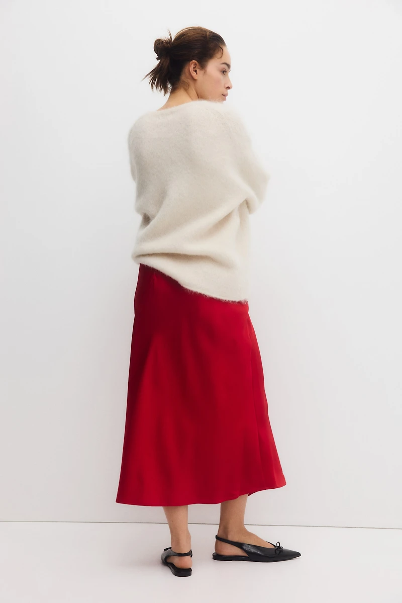 MAMA Satin Slip Skirt