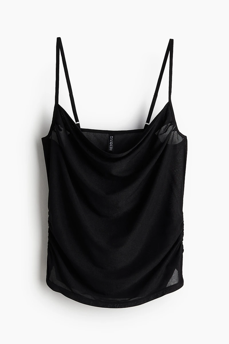 Cowl-neck Camisole Top