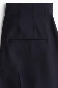 Wide-Leg Ankle-Length Pants