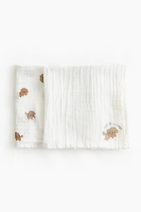 2-Pack Muslin Cloths