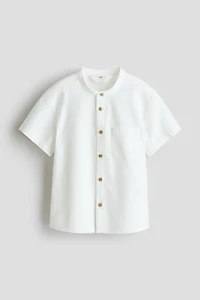 Chemise avec col sans rabat