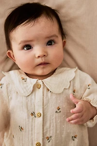 Cotton Muslin Romper Suit