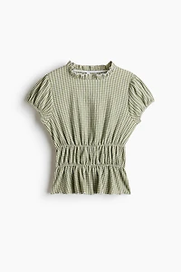 Puff-Sleeved Blouse