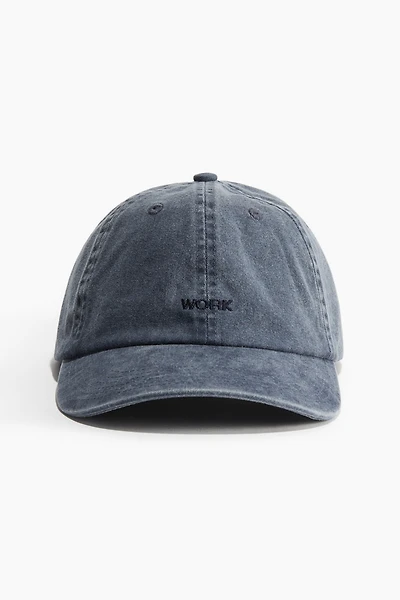 Cotton Cap with Embroidery