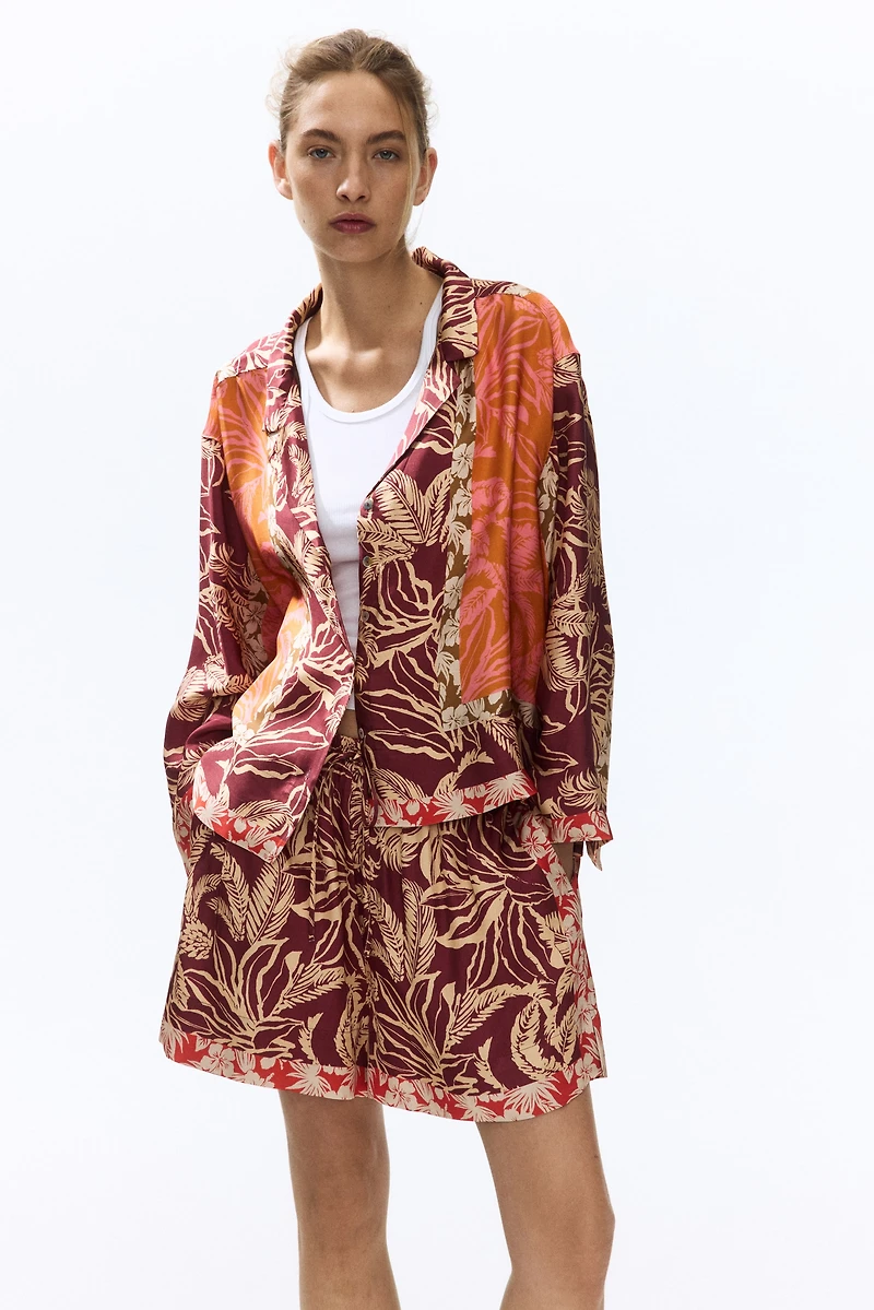 Viscose resort shirt