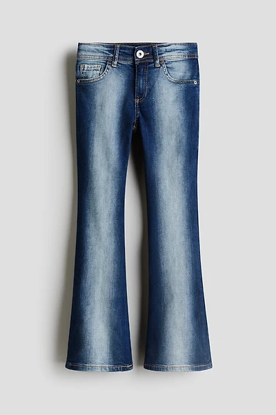 Flared Leg Low Jeans