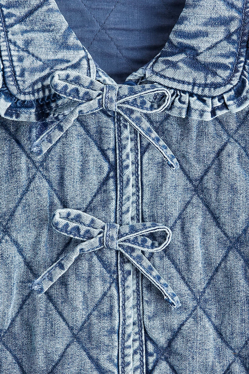 Veste matelassée en denim