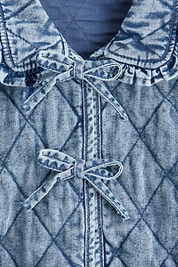 Veste matelassée en denim
