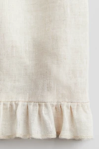 Ruffled Linen Shorts