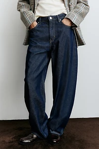 Jean ample taille haute