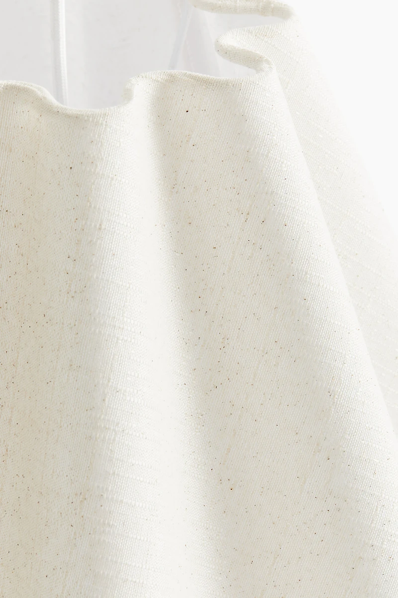 Linen-Blend Pendant Lamp