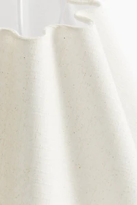 Linen-Blend Pendant Lamp