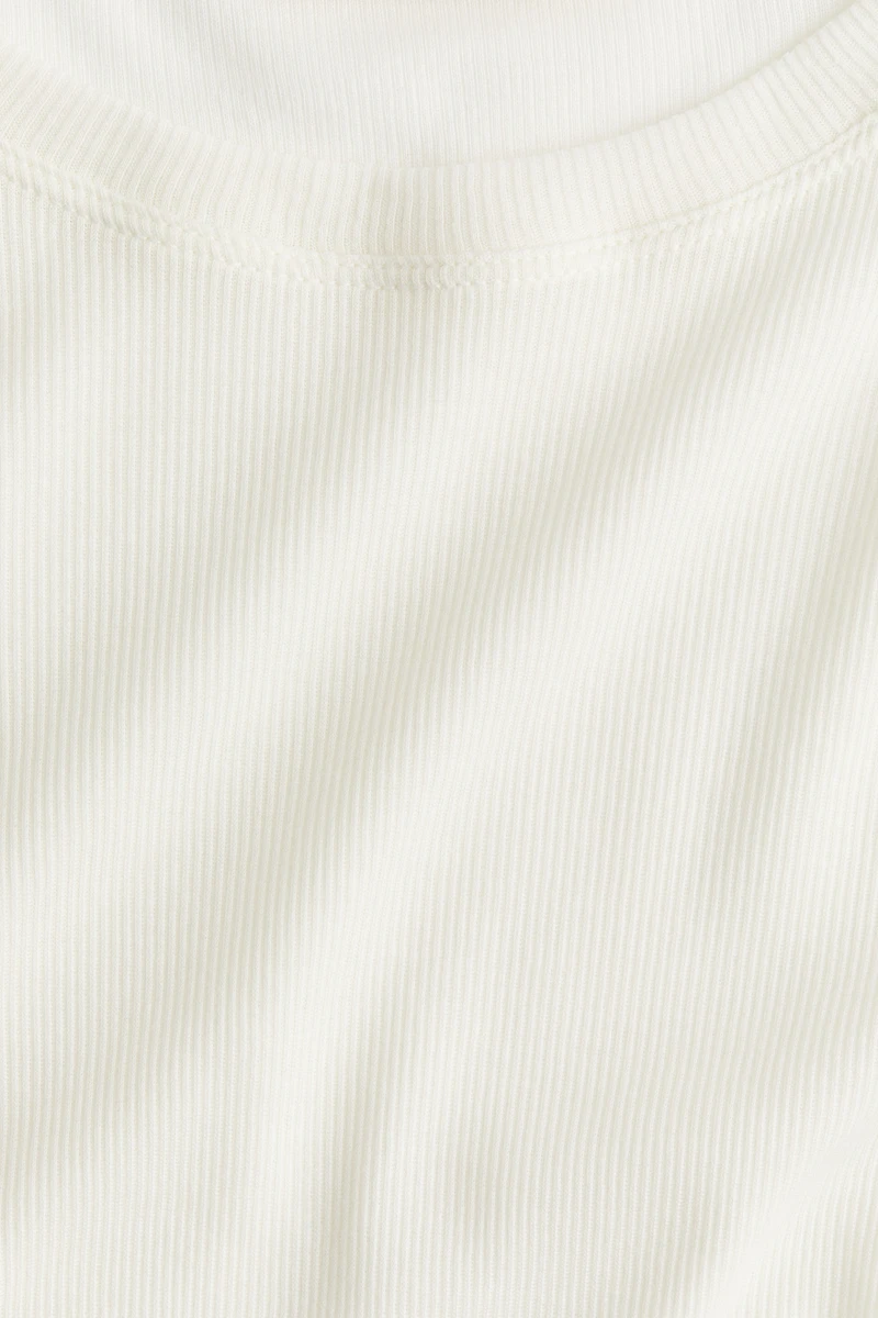 Ribbed Pima Cotton Top