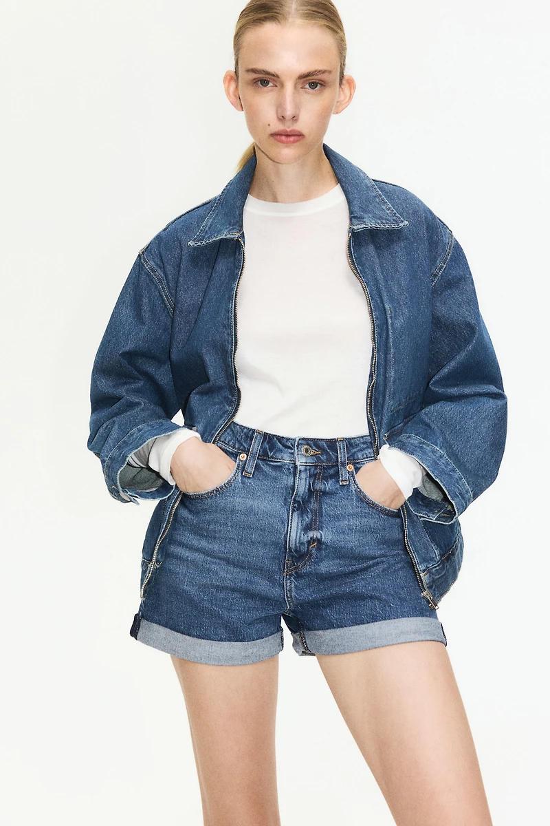 Mom Ultra High Denim shorts