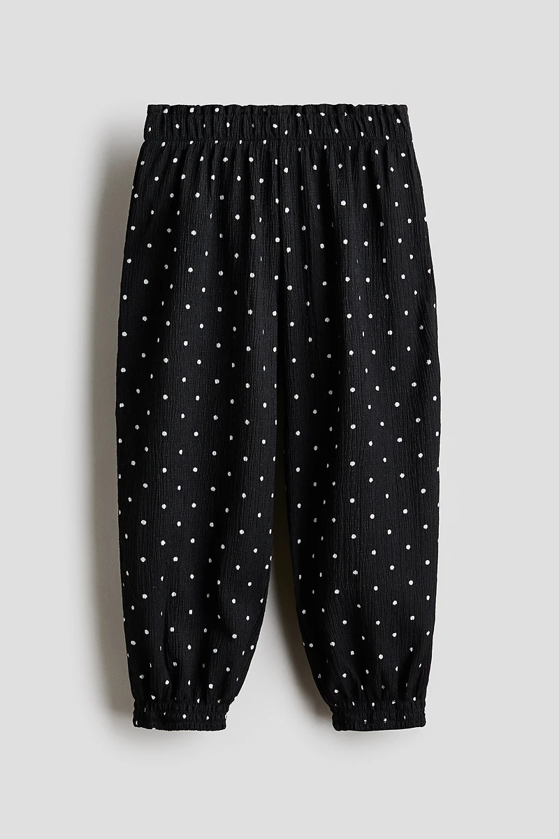 Textured Jersey Pants