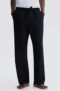 Relaxed-Fit Poplin Pants