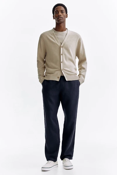 Regular-Fit Linen Pants