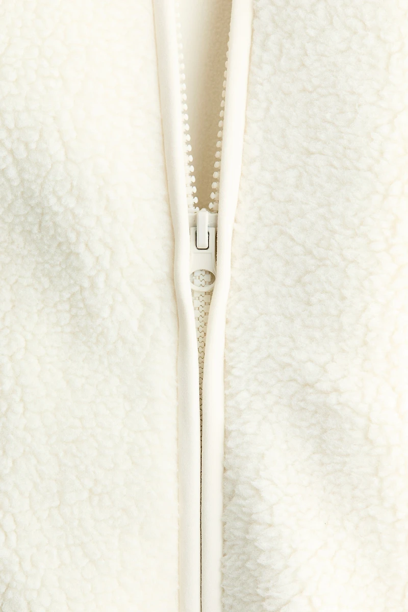 Loose-Fit Teddy Fleece Sports Vest