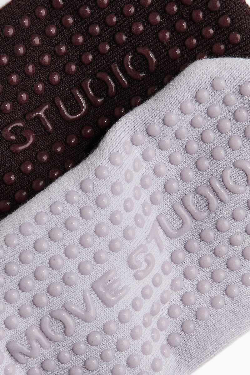 2-Pack Pilates Socks