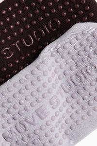 2-Pack Pilates Socks