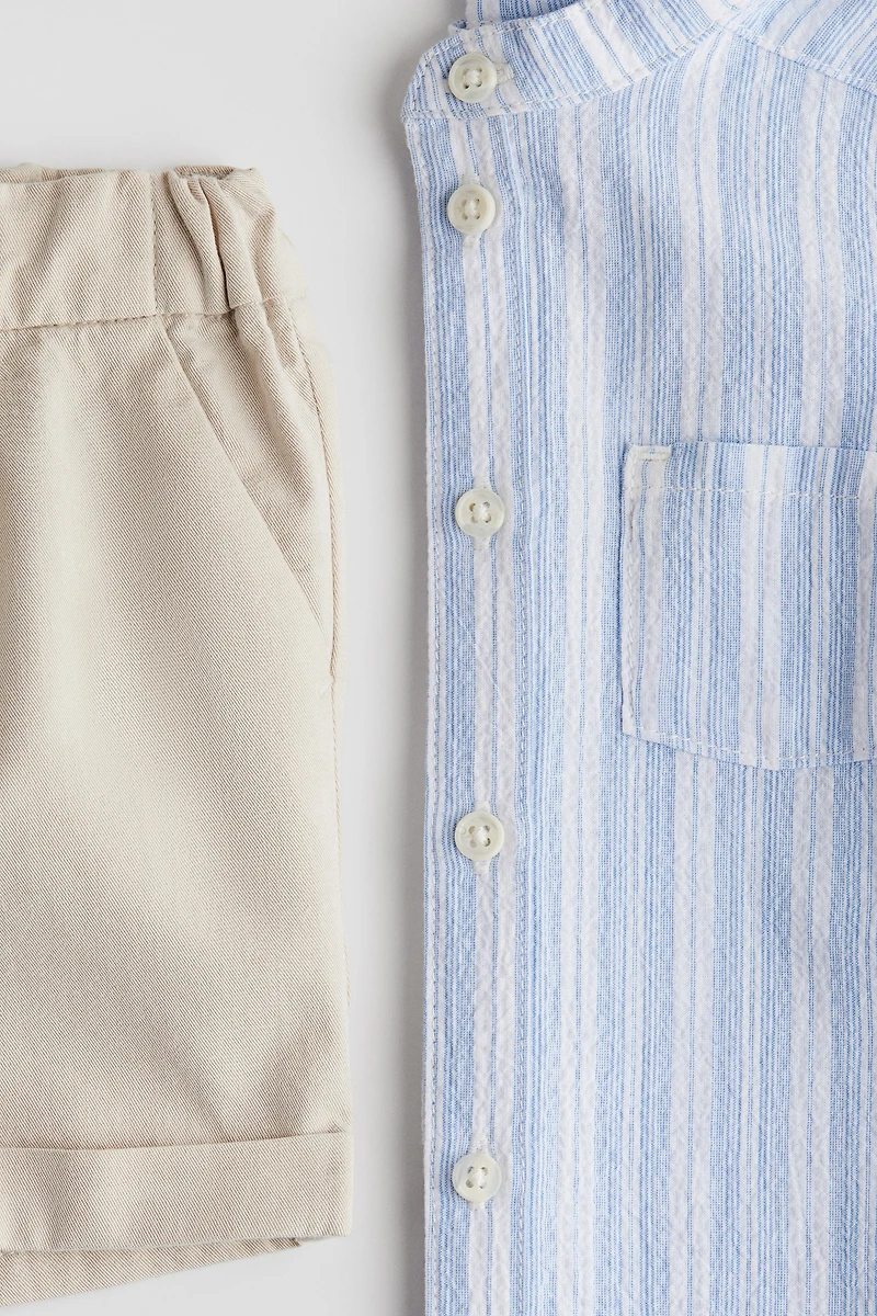 2-Piece Shirt and Shorts Set