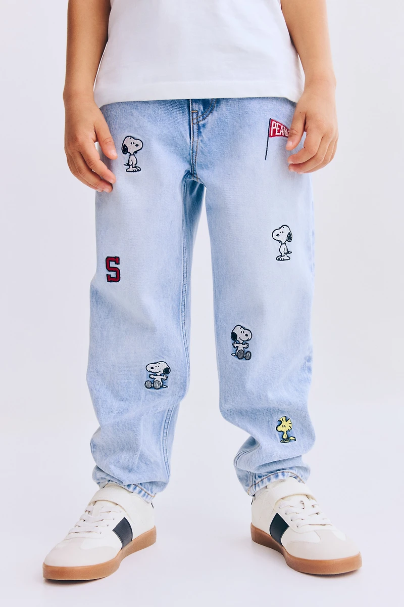 Regular-Fit Printed Jeans
