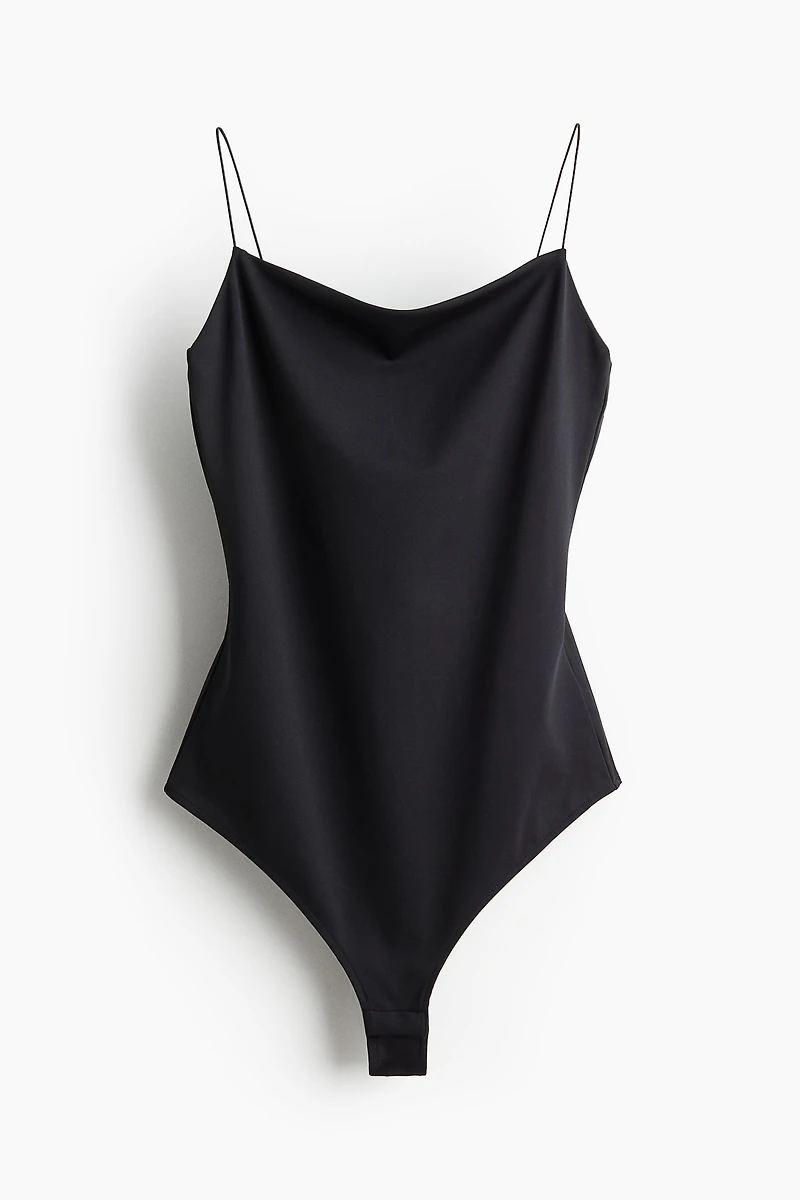 Thong Bodysuit with Shoulder Straps