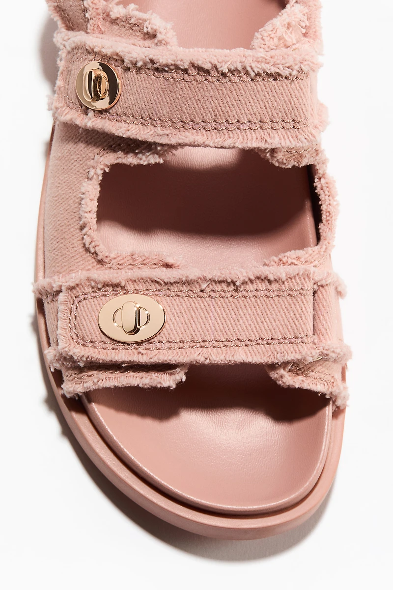 Cotton Twill Sandals