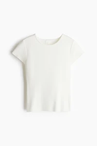 T-shirt en fin tricot