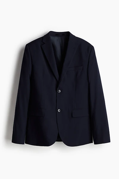 Slim Fit Single-Breasted Jacket