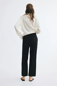 Bootcut Ankle-Length Pants