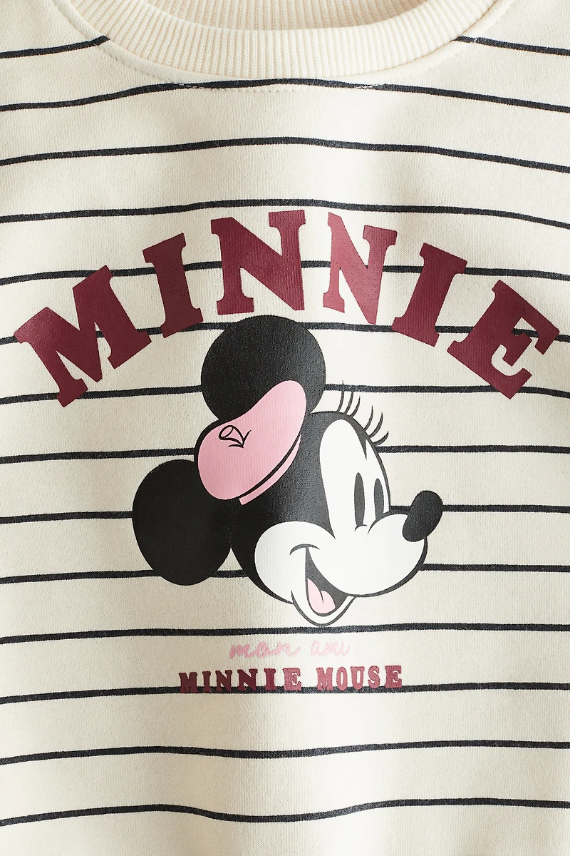 Chandail en molleton avec motif