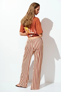 Straight-Leg Drawstring Pants